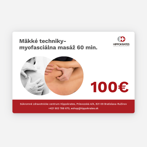 Mäkké techniky- myofasciálna masáž 60 min.